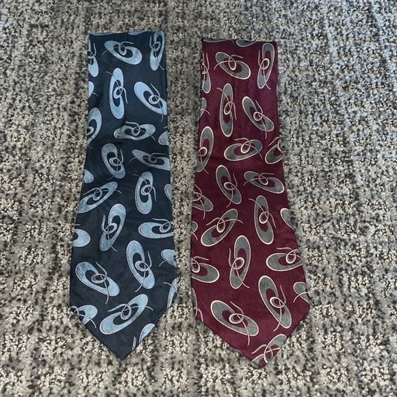 Giorgio Armani Cravatte Silk Tie Bundle | Quiet Luxury | Set of 2 - Picture 1 of 9